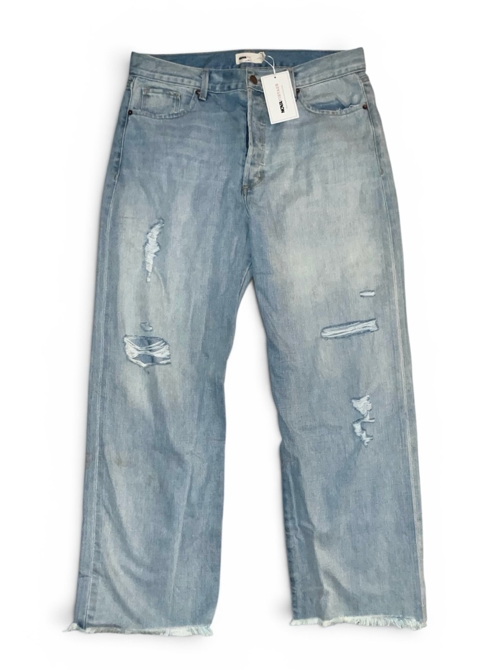3 for $8 ALL JEANS | Cindy Relaxed Straight Leg Jean - Light Blue Wash